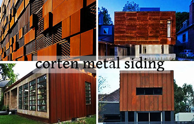 corten steel siding